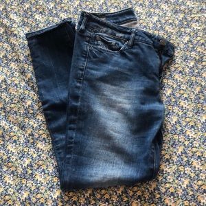 ARMANI EXCHANGE SUPER SKINNY CAPRI JEANS